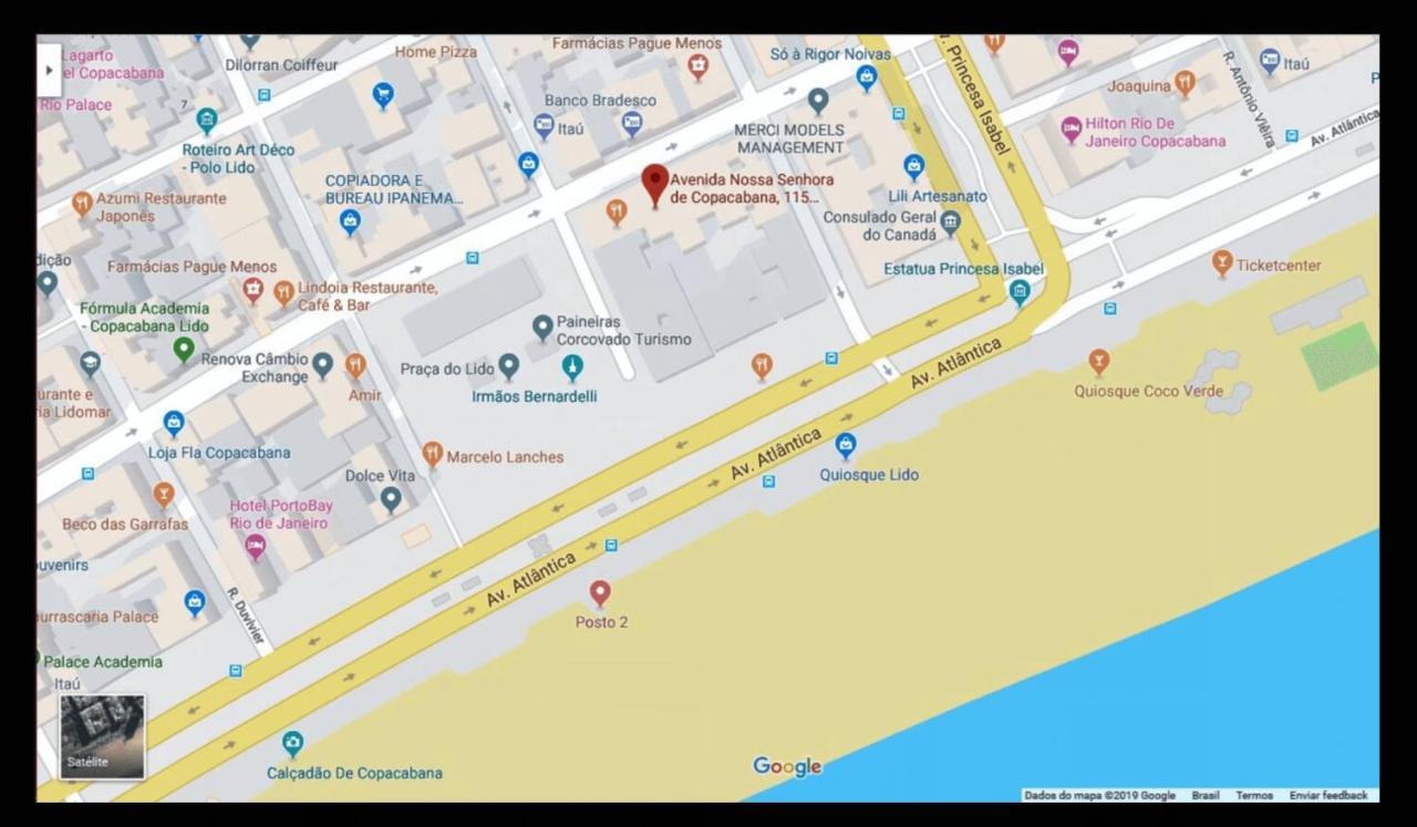 Copacabana Vista Mar Studio Rio de Janeiro Exterior photo